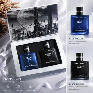 Men's Confidence Perfume, Fashionable Cologne with Oriental Flavors, Elegant Scent, Captivating Scent, Long-Lasting Floral Fruity Scent, Perfect for Holidays, Dates, Daily Use，Has gift box packaging