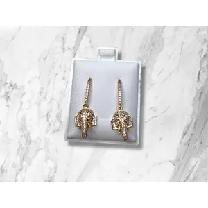 Elephant dangle earrings