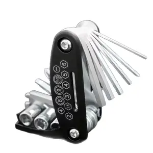 TikTok New Multi-Functional Folding Screwdriver Set Wrench Household Universal Hex Key Combination Wrench Screwdriver