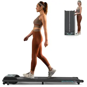 GEARSTONE Walking Pad, Under Desk Treadmill, Portable Home Treadmill, Jogging Pad Flat Slim Treadmill, Jogging Running Machine for Home/Office