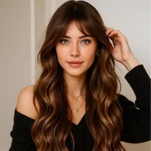 Cosplay Wig Long Curly High-Temperature Fiber Women’s Wig Suitable for Christmas Carnival Parties Birthday Events Comfortable Breathable