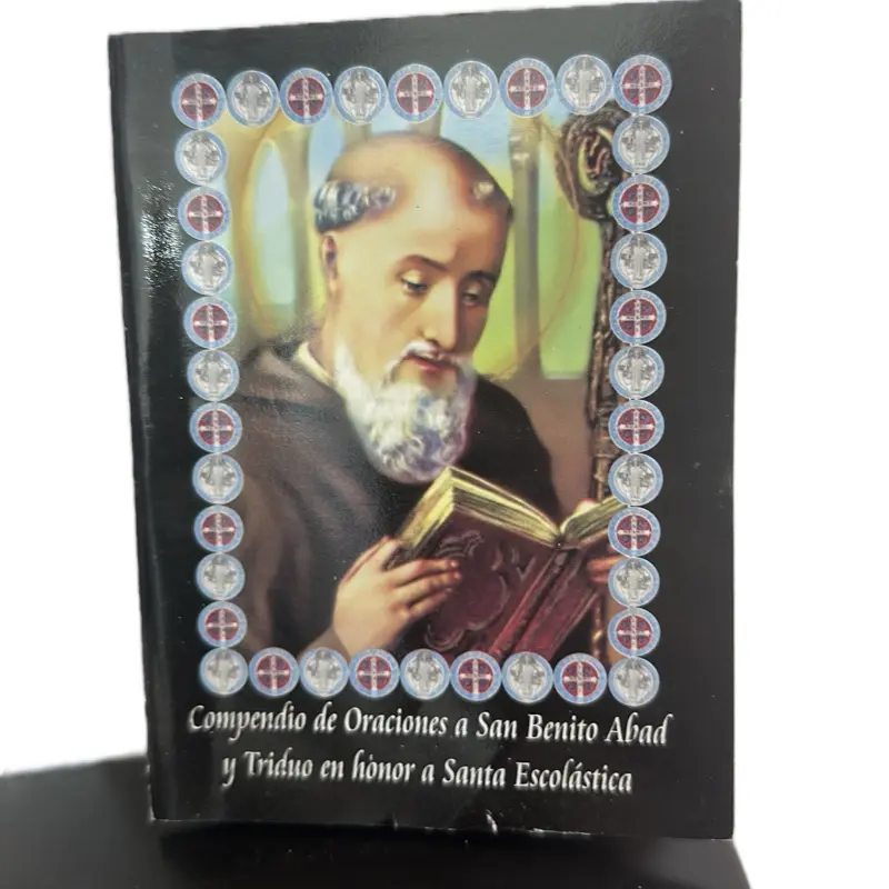 Compendium of Prayers to Saint Benedict and Triduum in Honor of Saint Scholastica Booklet Spanish Edition