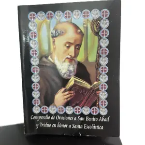 Compendium of Prayers to Saint Benedict and Triduum in Honor of Saint Scholastica Booklet Spanish Edition