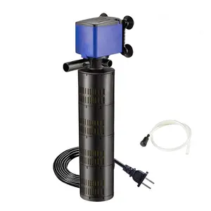 475 GPH Submersible Water Pump & Internal Filter | 3-in-1 Aeration, Circulation & Filtration