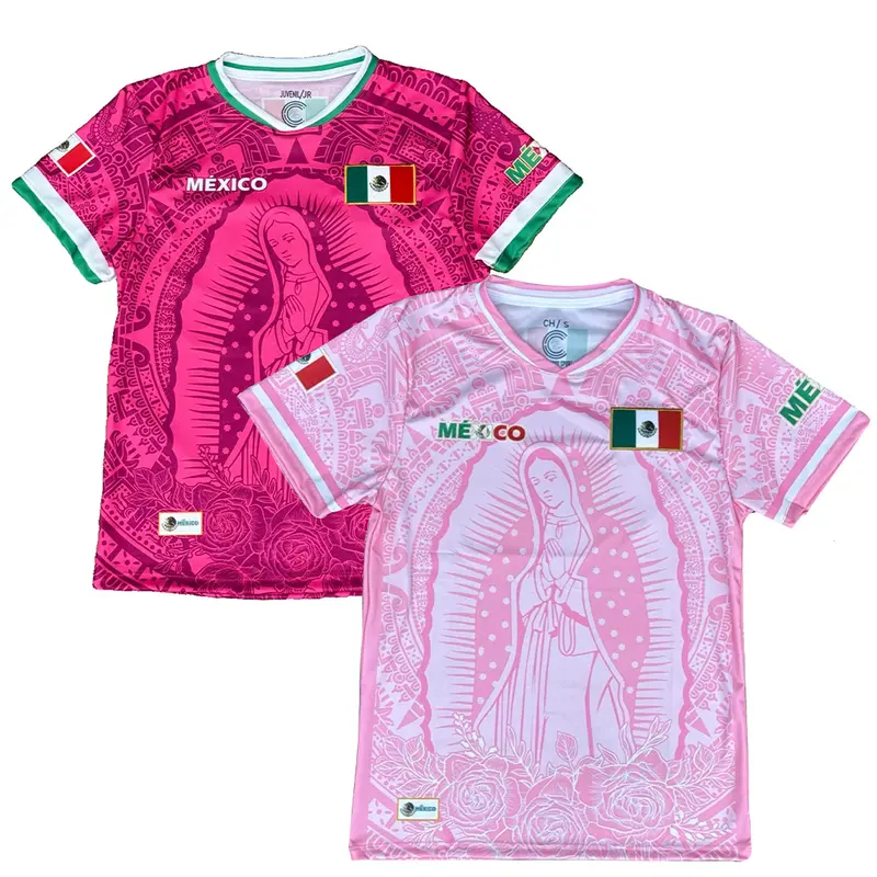 Combo Mexico Virgen Jersey – Bubble Gum Pink & Hot Pink | Buy 1 Get 2 Deal