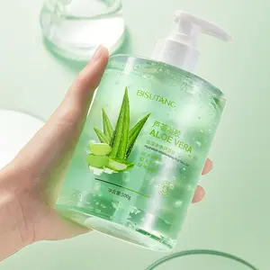 1-Pack Bisutang Aloe Vera Gel with Plant-Based Squalane & Glycerin - Hydrating & Nourishing Light Beige Tightening & Moisturizing Gel, Paraben-Free, No Formaldehyde, 300g+ for All Light Beige Types, Summer Scent, Natural Ingredients