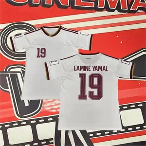 2026 Away White No.19 Yamal Short sleeve Soccer jersey