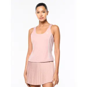 Tessa Scoop Neck Tank- Pale Mauve
