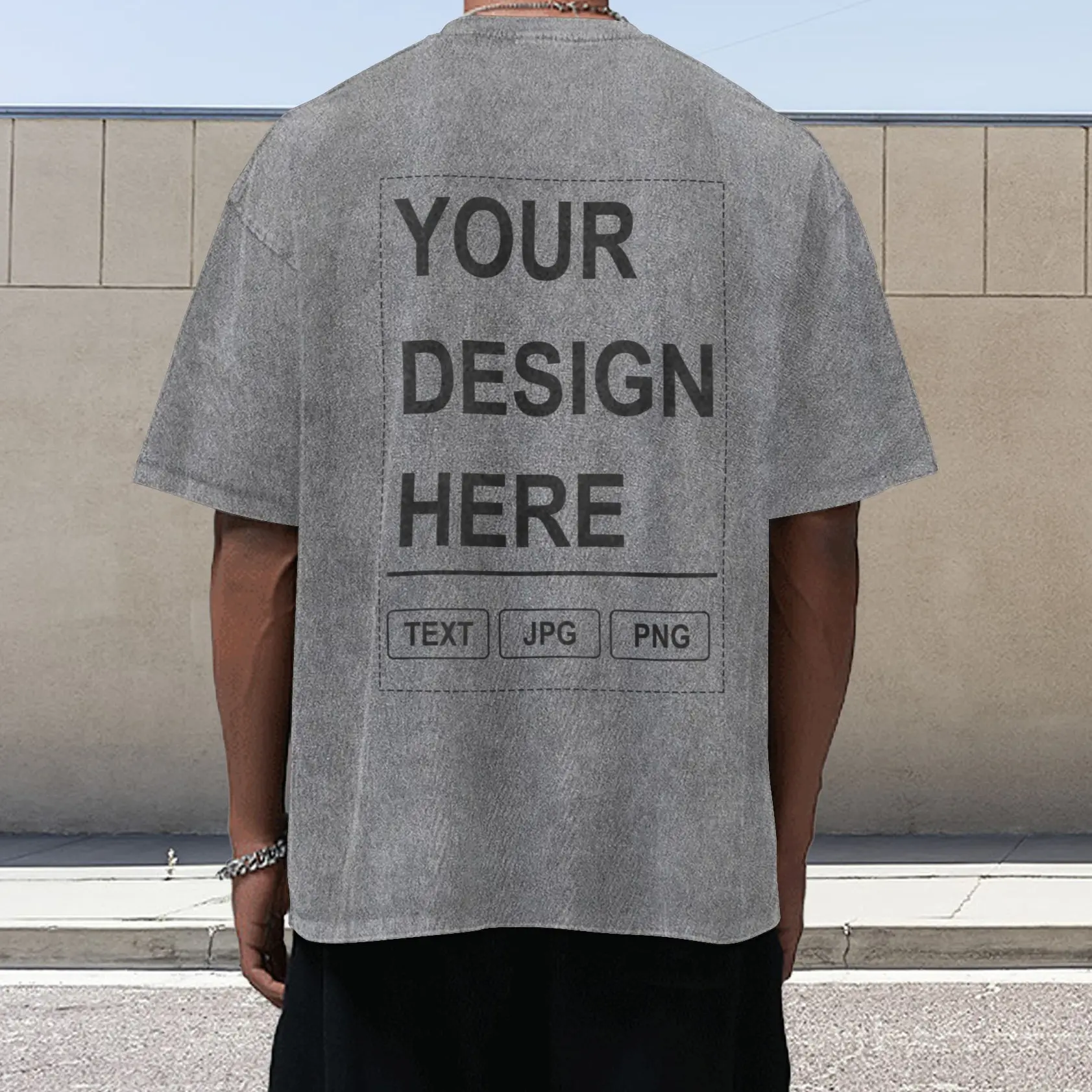 05-Gray (Black Text)-Back Design