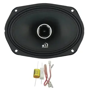Massive Audio P69XV2 6"x 9" 2-Way 140 Watts RMS Coaxial Pro Audio Speakers PX Series Bi-Amp Wiring Heavy Gauge Steel Basket
