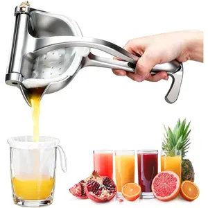 Hand Juicer Squeezer,2026 Upgraded Fruit Juice Squeezer,Metal Juicer Hand Press with Detachable Filter & Ergonomic Grip,Easy to Use & Clean for Lemon Lime Citrus Orange Grapefruit Pomegranates(1pc)