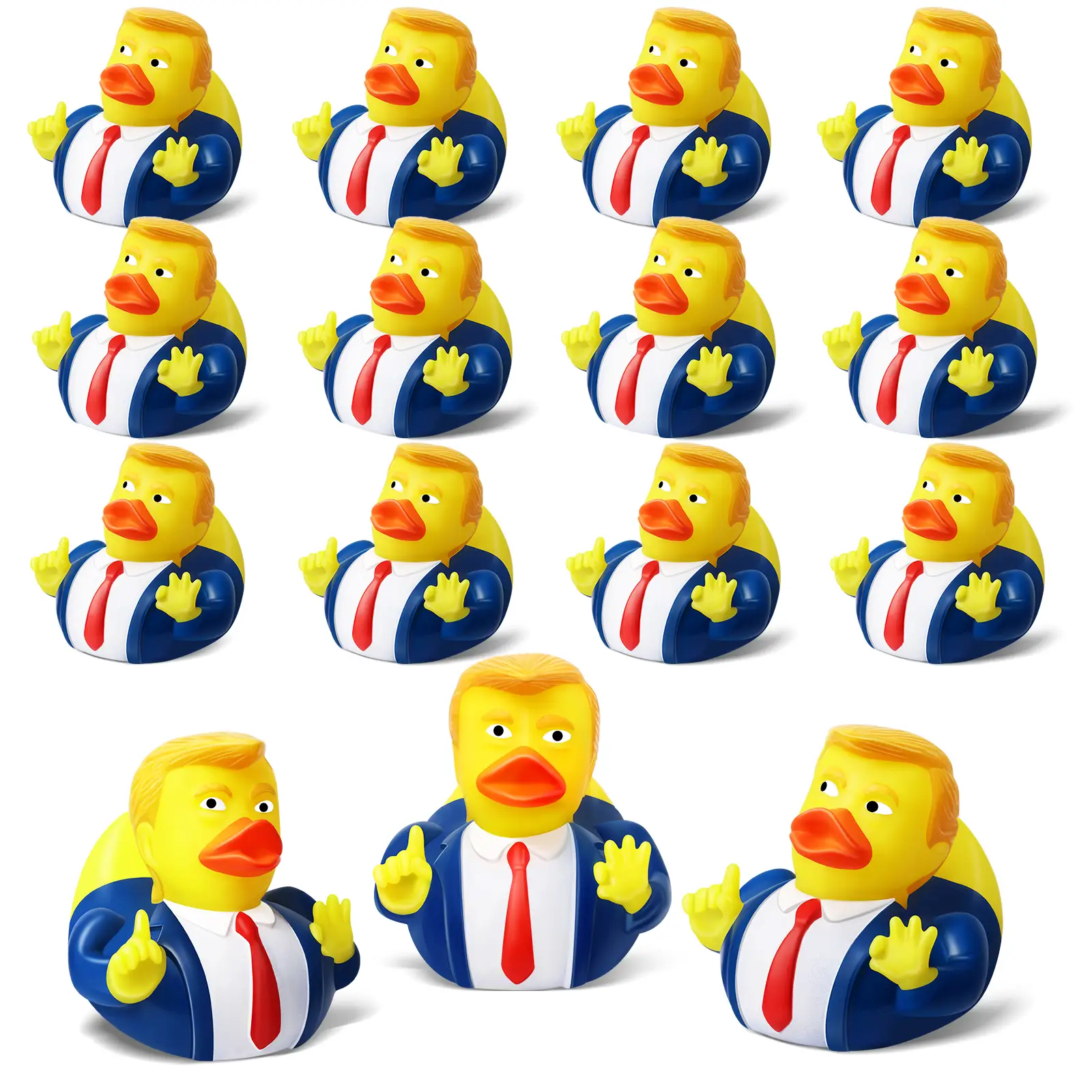 12 Pcs Rubber Ducks with Card, Update Ducks for Jeeps , Jeep Duck Kids Bath Toy, Ducks Gifts for Kids Adults Car Dashboard Decorations Ducking