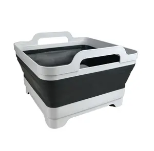 10-Quart Collapsible Sink 12.1 in L x 12.1 in W x 2.75 in H (7.87 in Expanded)