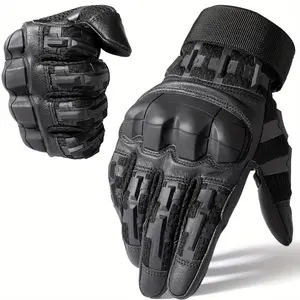 Full Finger Outdoor Sports Gloves, 1 Pair Non-slip Breathable Gloves for Men & Women, Outdoor Sports Gloves for Cycling, Hiking, Climbing, Running, Adjustable Straps