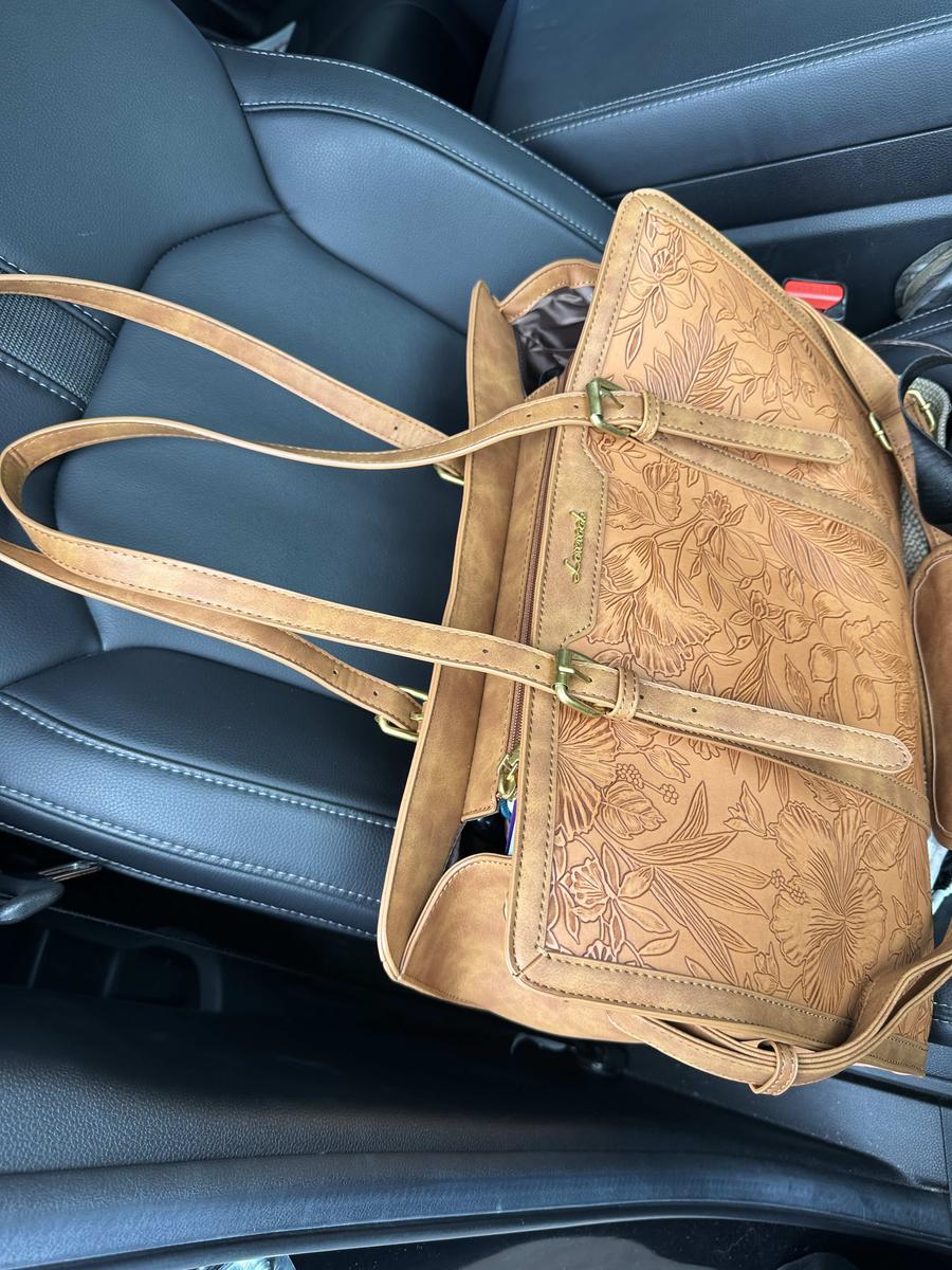 Item: Brown Embossed(Leather), 15.6''