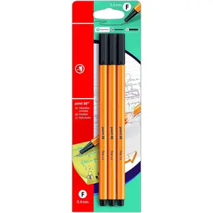 Fineliner point 88 - Pack of 3 - Black