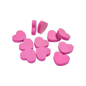 Bulk Pack of 50 Heart-Shaped Nail Files — Eco-Friendly, Gentle, Biodegradable Manicure Tools