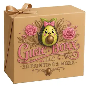 Guac Boxx 3D printed items - Live Pick Only Decor Ornaments Decoration Artistic
