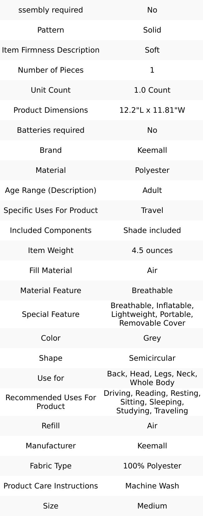 Inflatable Travel Neck Pillow for Airplane Sleeping Blow up Neck Support Air Pil