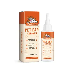 Pet Ear Cleaner Ear Drops for Dogs & Cats, Relieve Itchy Ear, Odor and Remove Ear Wax, Puppy Cleaner Safe for sensitive ears daily use