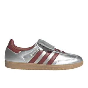adidas Womens Samba Lt Lace Up Sneakers Shoes Casual - Silver