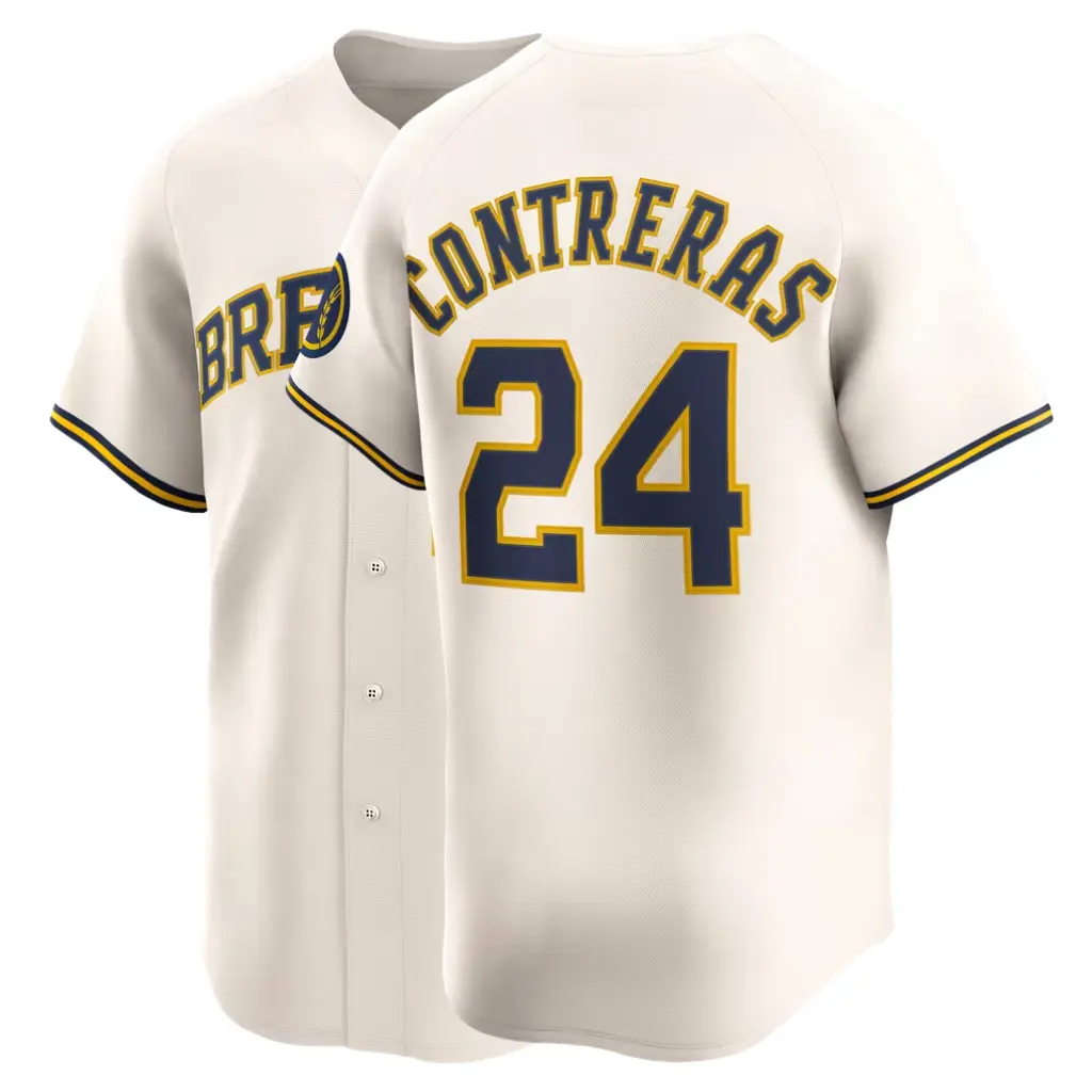 Unisex Retro V-Neck Baseball #24 Contreras Jersey 26/27, Lightweight Game Day Sportswear, Classic Baseball Apparel Gift - Navy