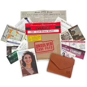 Detective Game Unsolved Mystery Files, Murder Suspense Puzzle, Suitable for Ages 14+, Perfect for Friend Gatherings, Parties, Holidays