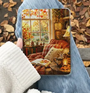 Cozy  Fall Autumn  Reading Romance Kindle Insert for Clear Case – Aesthetic Book Lover Decor | Cozy Reading Accessory