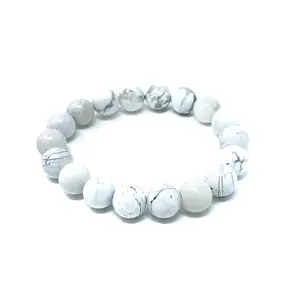 White Howlite Stone Bracelet