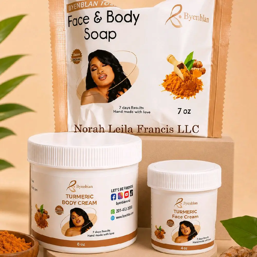Byenblan Turmeric Skincare 3-Piece Set