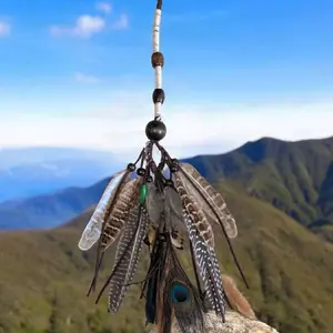 Dreadlock Extension Feather Wrap - Multi-Color Feathers for Versatile Use Decor