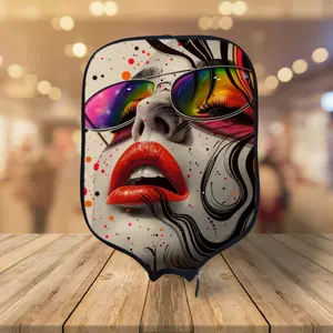 Perfect Shot - Pickleball Paddle Cover with Side Mesh Pocket and hand Strap