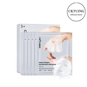 [CKTUING] Bio-Collagen Mask (5-Pack) — Firms, Hydrates, Brightens, and Fights Aging — The Perfect Gift for Your Wife, Girlfriend, or Daughter.
