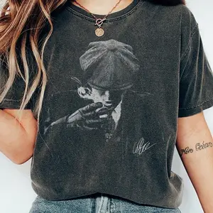 [Sale up to 50%] [Free Ship] Peaky Blinders Tommy Shelby Comfort Color Shirt, Vintage TV Series Fan T-Shirt