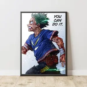 My Hero Academia Poster Izuku Anime Premium Wall Art Poster Unframed HD Print Home Office Decor Unique Trendy Gift