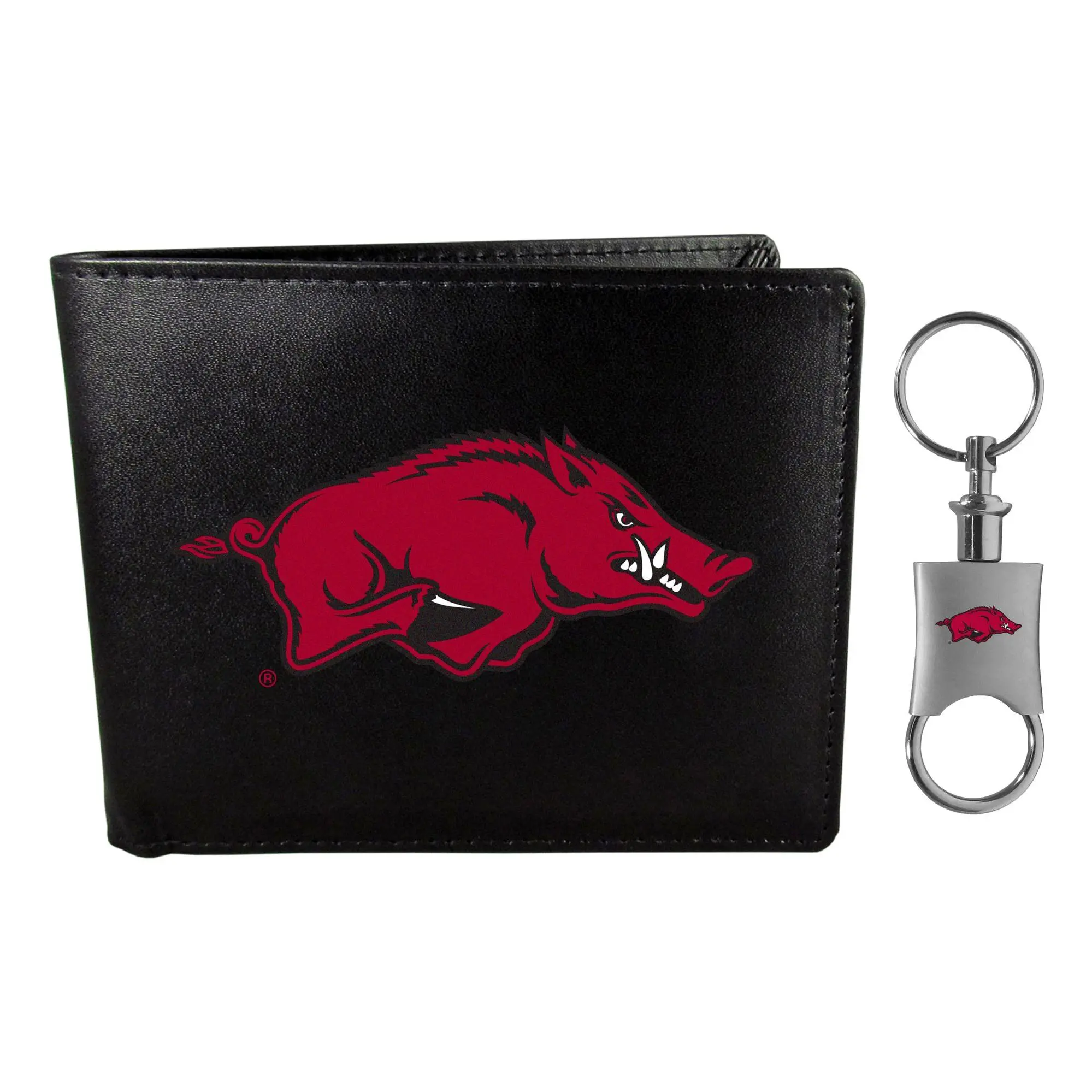 Siskiyou Sports NCAA Leather Bi-Fold & Valet Key Chain Siskiyou Sports NCAA Leather Bi-Fold & Valet Key Chain