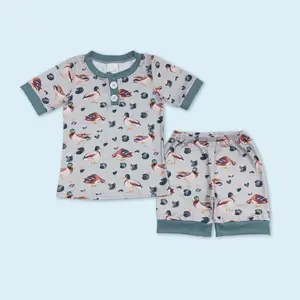 Mallard duck design baby boy summer clothes kids casual wear