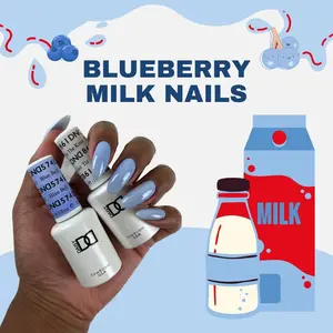 Blueberry Milk Nails