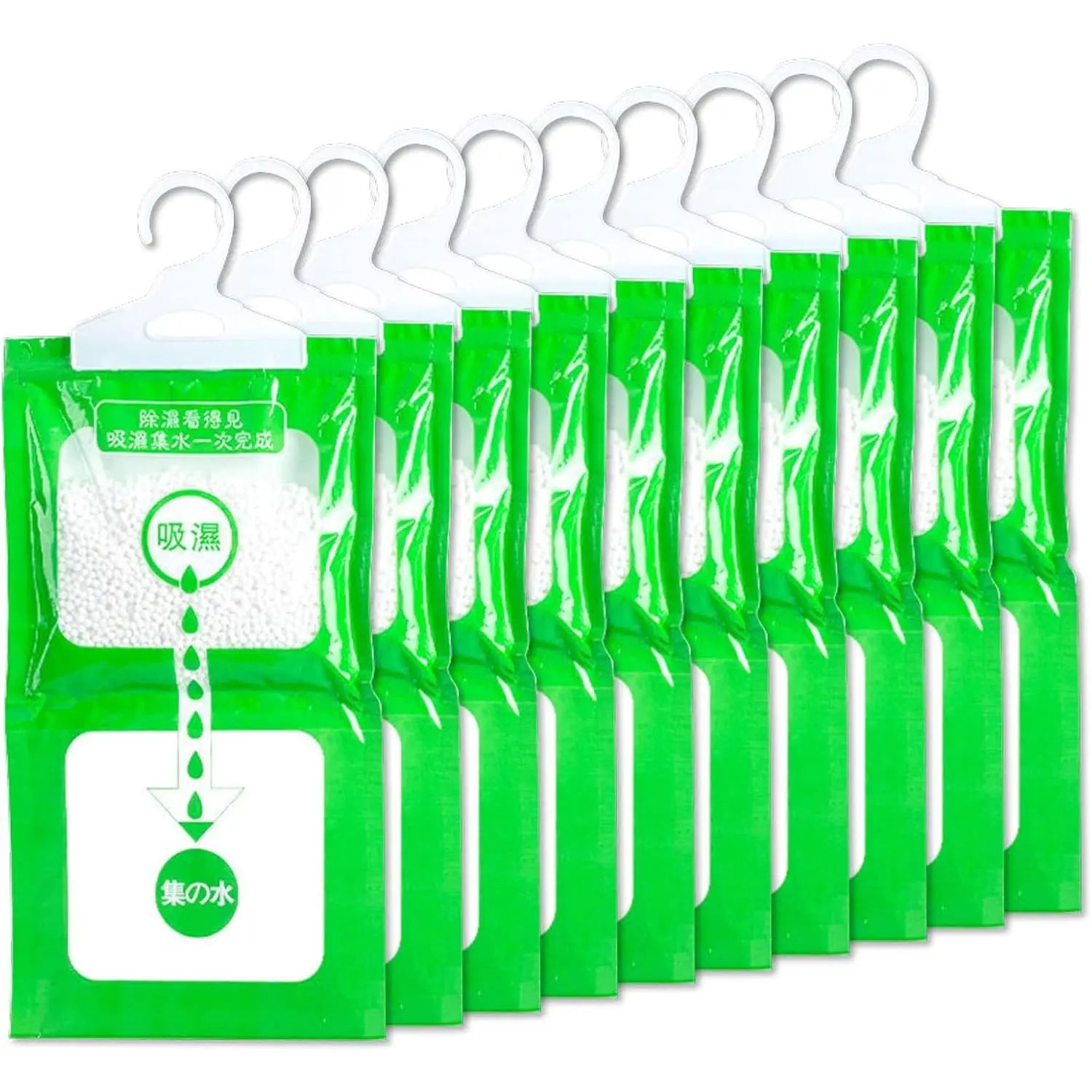 Pack Dehumidifier Bags, Moisture Absorber Hanging Bags, Closet Moisture Absorbers, For Use In Kitchens, Bedrooms And Wardrobes