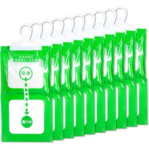 Pack Dehumidifier Bags, Moisture Absorber Hanging Bags, Closet Moisture Absorbers, For Use In Kitchens, Bedrooms And Wardrobes
