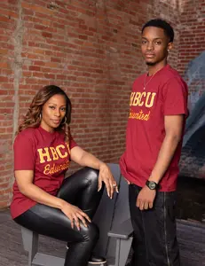 Crimson and Old Gold HBCU Educated Tee (Unisex)