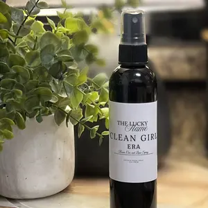 Clean Girl Era Room & Linen Spray – Fresh Laundry Scent | Car, Bedding & Home Air Freshener (4 oz)