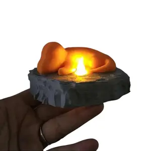 Resting Flame – 3D Printed Tea Light Candle Sculpture