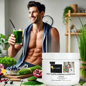 MustSupps Greens Superfood - Daily Nutrient Boost for Enhanced Energy & Wellness