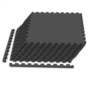 12-24Pcs 25" Sq Interlocking EVA Foam Exercise Mat Tiles