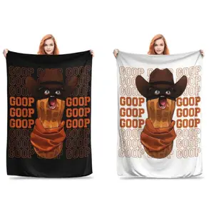 Arc Raiders The Burnt Peanut Goop Meme Blanket Lightweight Throw Blanket Flannel Fleece Microfiber Plush Bed Blanket Super Soft Blanket for All-Season Travel Camping Home Rug
