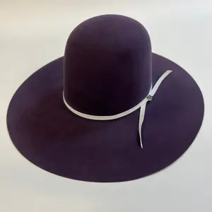 Tacchino 6X Purple Felt Hat 6" Open Crown