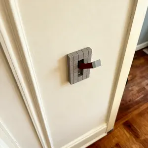 3D Wall Light Switch, Creative Design for Modern Homes, Enhance Your Interior Lighting Experience, Essential Electrical Supply