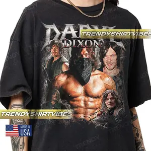 Daryl Dixon Shirt: 90s Bootleg Tee (Unisex S-4XL)