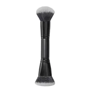 Dual Ended Foundation Brush and Blush Brush, Soft Cosmetic Brushes, Even Makeup Application, Multifunctional Makeup Brush Versatile Multi-purpose Cosmetic Tool, Perfect for Flawless Blending and Blush, Beauty Duo Brush, Double Ended Brush